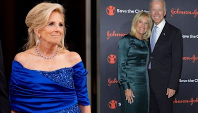 ... Biden: A Look at Her Style Moments Through the Years, From Sparkling in Sergio Hudson to Strapless in Reem Acra