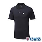 K-SWISS  PF Polo 排汗POLO衫-男-黑