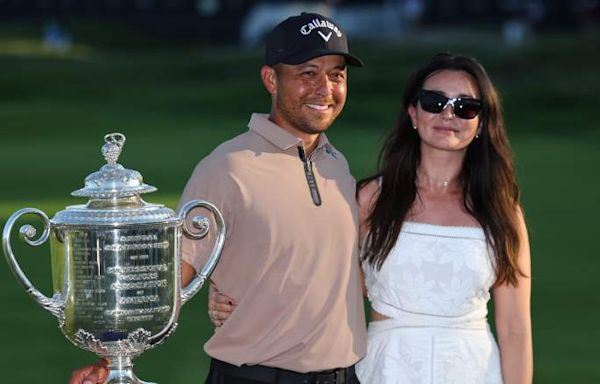 Xander Schauffele's Wife Maya Sends Priceless Message During Epic Run