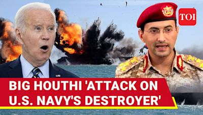 U.S. Navy Destroyer 'Attacked' By Houthis; Three Back-To-Back Strikes in Red And Arabian Seas | TOI Original...