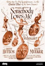 FILM POSTER SOMEBODY LOVES ME (1952 Stock Photo - Alamy