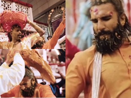 Mukesh Ambani pours haldi on Ranveer Singh, Hardik Pandya is the life of the party at Anant Ambani-Radhika Merchant’s haldi. Watch