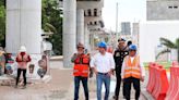 Mauricio Vila supervisa construcción del viaducto elevado de Progreso