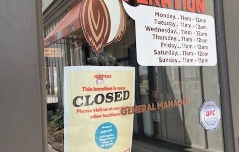 Hooters closes underperforming restaurants around US: See list of closing locations