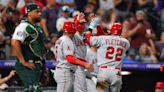Angels have a 13-run inning and set franchise records for runs and hits in 25-1 rout of Rockies