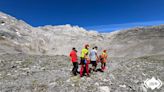 Espectacular rescate en los Picos de Europa de una mujer de nacionalidad belga herida al sufrir una caída