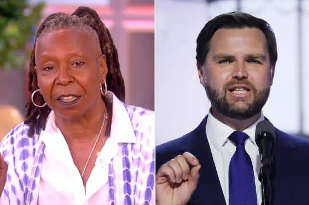 A Heated Whoopi Goldberg Challenged Trump's VP Pick J.D. Vance to 'Look in the Mirror' | WATCH | EURweb