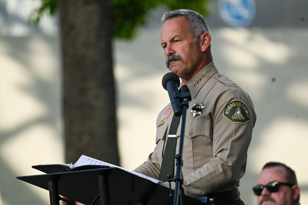 ‘It’s time we put a felon in the White House;’ Riverside County sheriff endorses Trump in snarky video