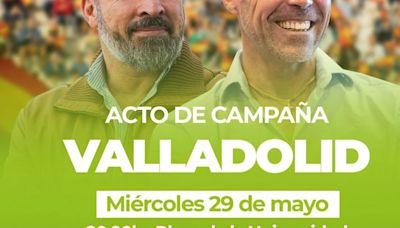 Santiago Abascal abre este jueves la campaña en León y participará en un acto en Valladolid el 29 de mayo