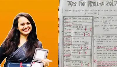 UPSC 2015 Topper Tina Dabi's 11-hour-a-day Prelims Preparation Schedule Viral - News18