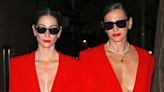 “RHONY” Star Jenna Lyons and Stylist Sarah Clary Twin in Matching Red Dresses for New York Night Out