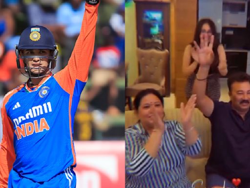 Video: Abhishek Sharma's Family's Priceless Reaction After Scoring Maiden International Century In 2nd T20I vs Zimbabwe