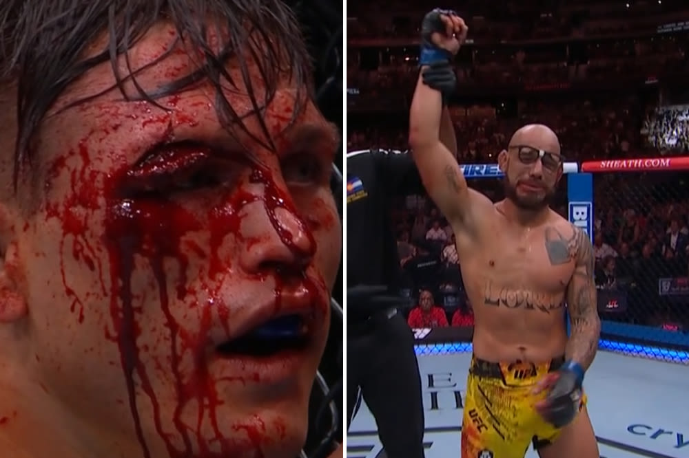 UFC on ESPN 59 results: Jean Silva opens nasty gash on Drew Dober for short notice TKO