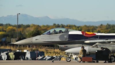 Here's where Colorado Air National Guard F-16s will be flying over Memorial Day ceremonies this weekend