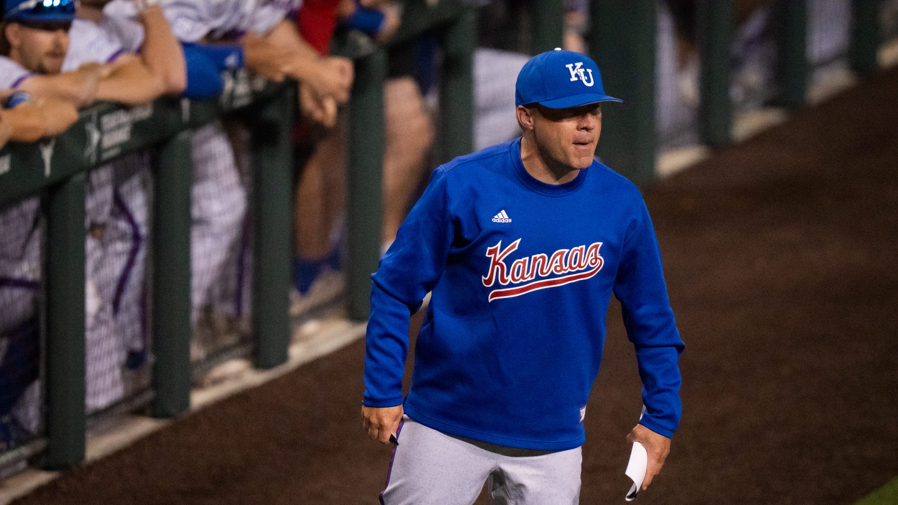 Kansas baseball coach Dan Fitzgerald, players react to Big 12 tournament loss vs Oklahoma