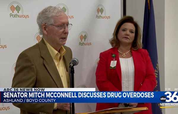 Senator Mitch Mcconnell discusses drug overdoses - ABC 36 News