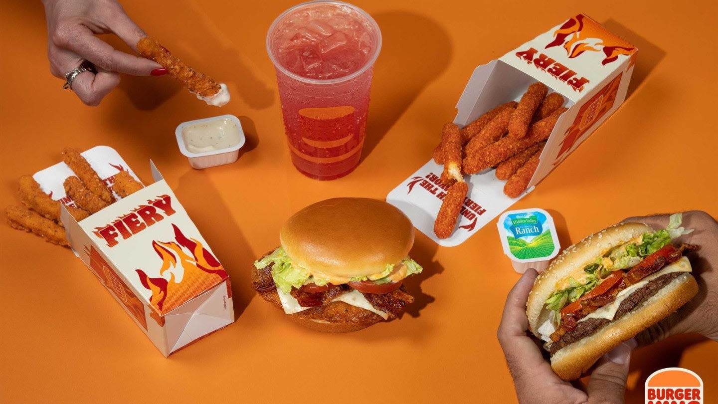 Burger King to roll out new limited time Fiery Menu in US