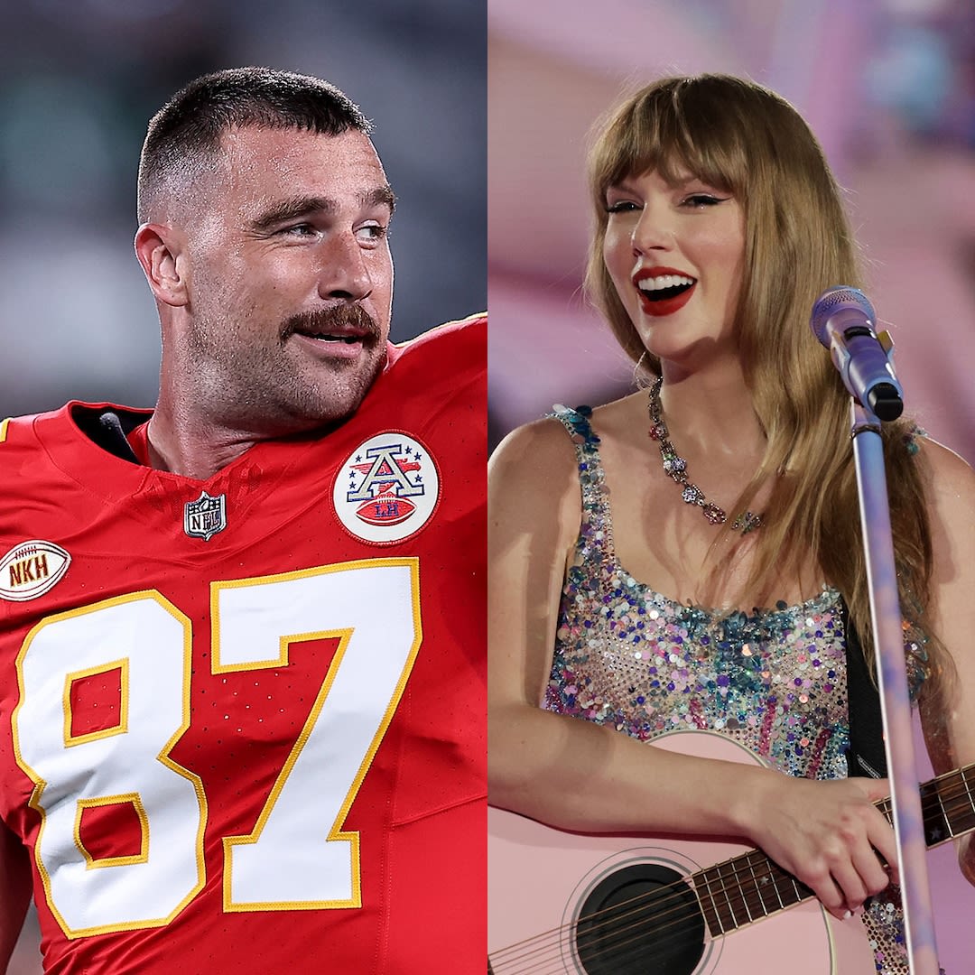 Travis Kelce Cheers on Taylor Swift at Her Eras Tour Show in Paris With Bradley Cooper and Gigi Hadid - E! Online