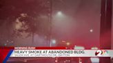 Heavy smoke invades vacant church in Dayton