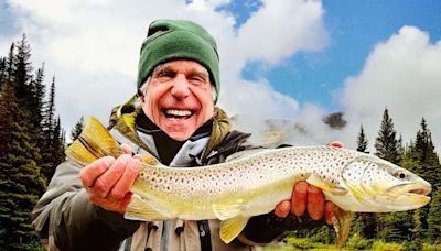 Henry Winkler Tells Us All About Those Trout Pictures
