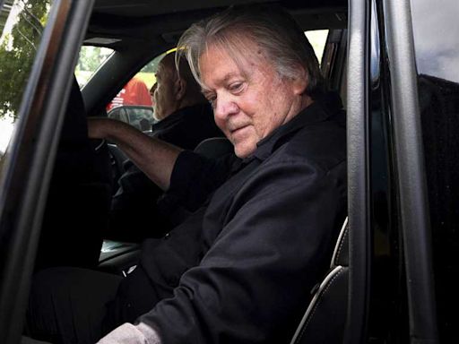 Steve Bannon surrenders to federal prison to serve prison sentence on contempt charges