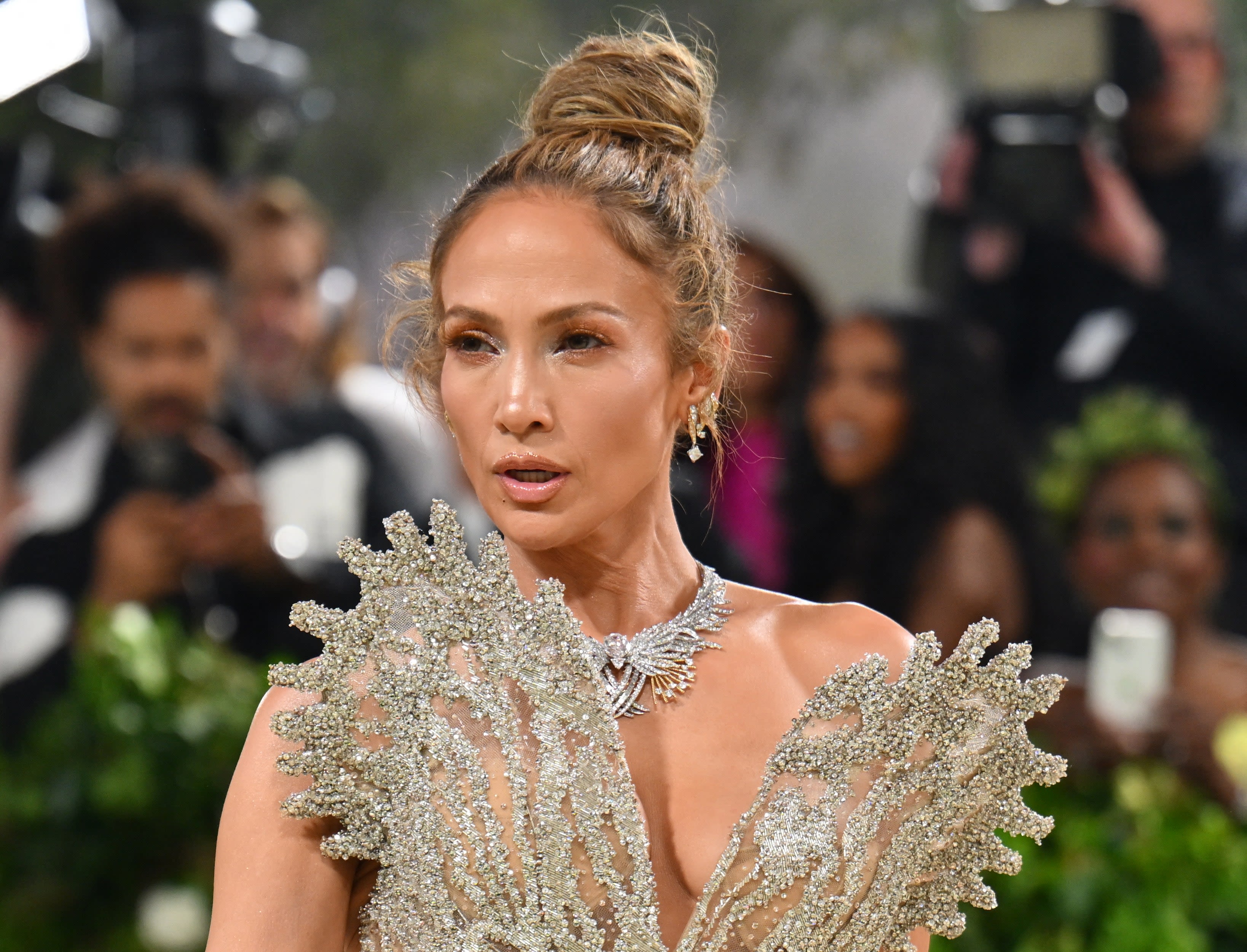 Jennifer Lopez's Met Gala 2024 Dress Took Over 2.5 Million Beads and 800 Hours to Make