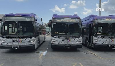New RTA buses being put on the street in Orleans Parish