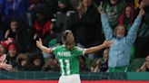 Arsenal’s Katie McCabe scores direct from a corner but Republic of Ireland knocked out of Women’s World Cup