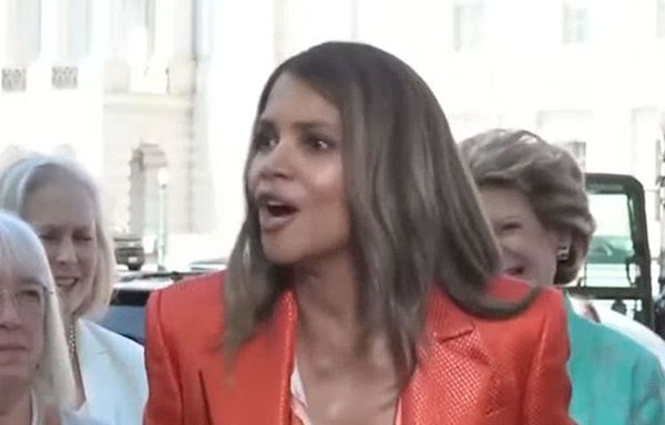 Halle Berry Passionately Speaks on Menopause Bill at U.S. Capitol