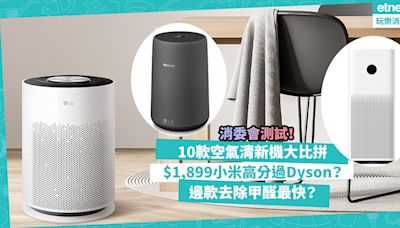 消委會測試10款空氣清新機！$1,899平價小米獲4.5星嬴過$7,880Dyson！邊款去除甲醛最快？揀空氣清新機需考慮一物成本 | Shopping What’s On