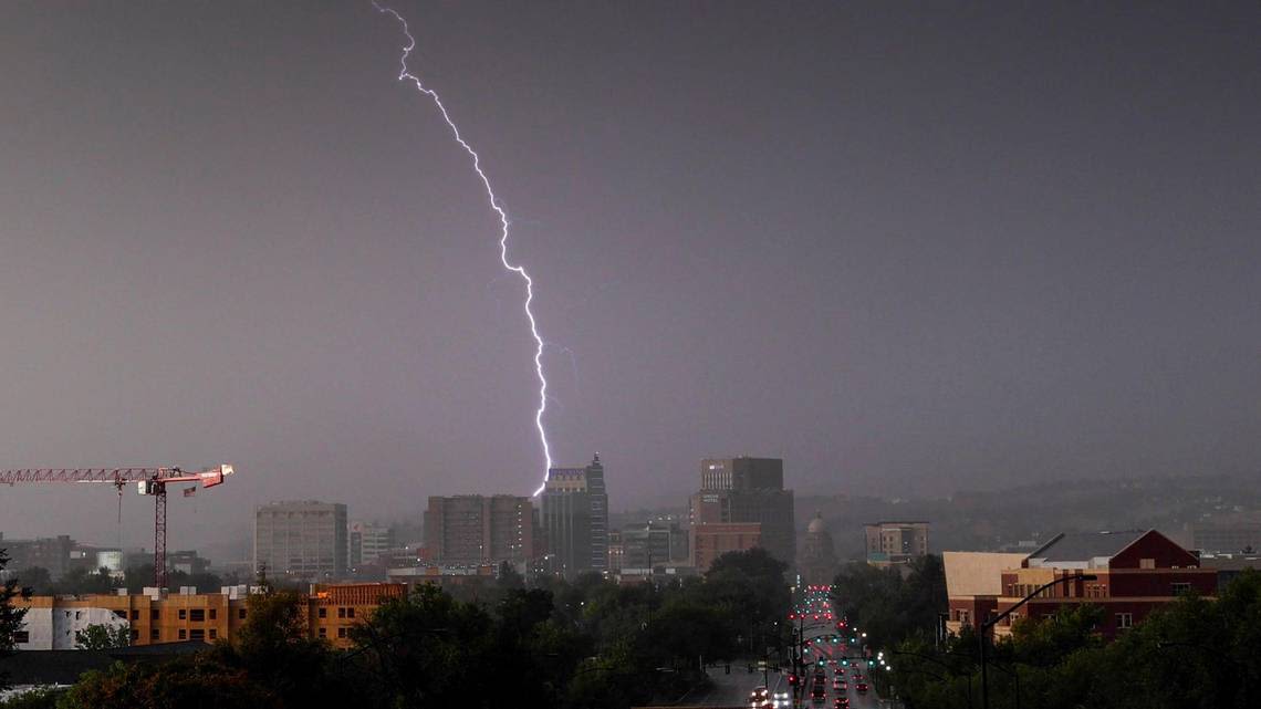 Tuesday’s severe thunderstorms that rocked Boise altered the record books. Here’s why