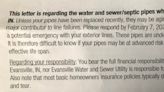 Letters pushing water line protection in Evansville leave out several details