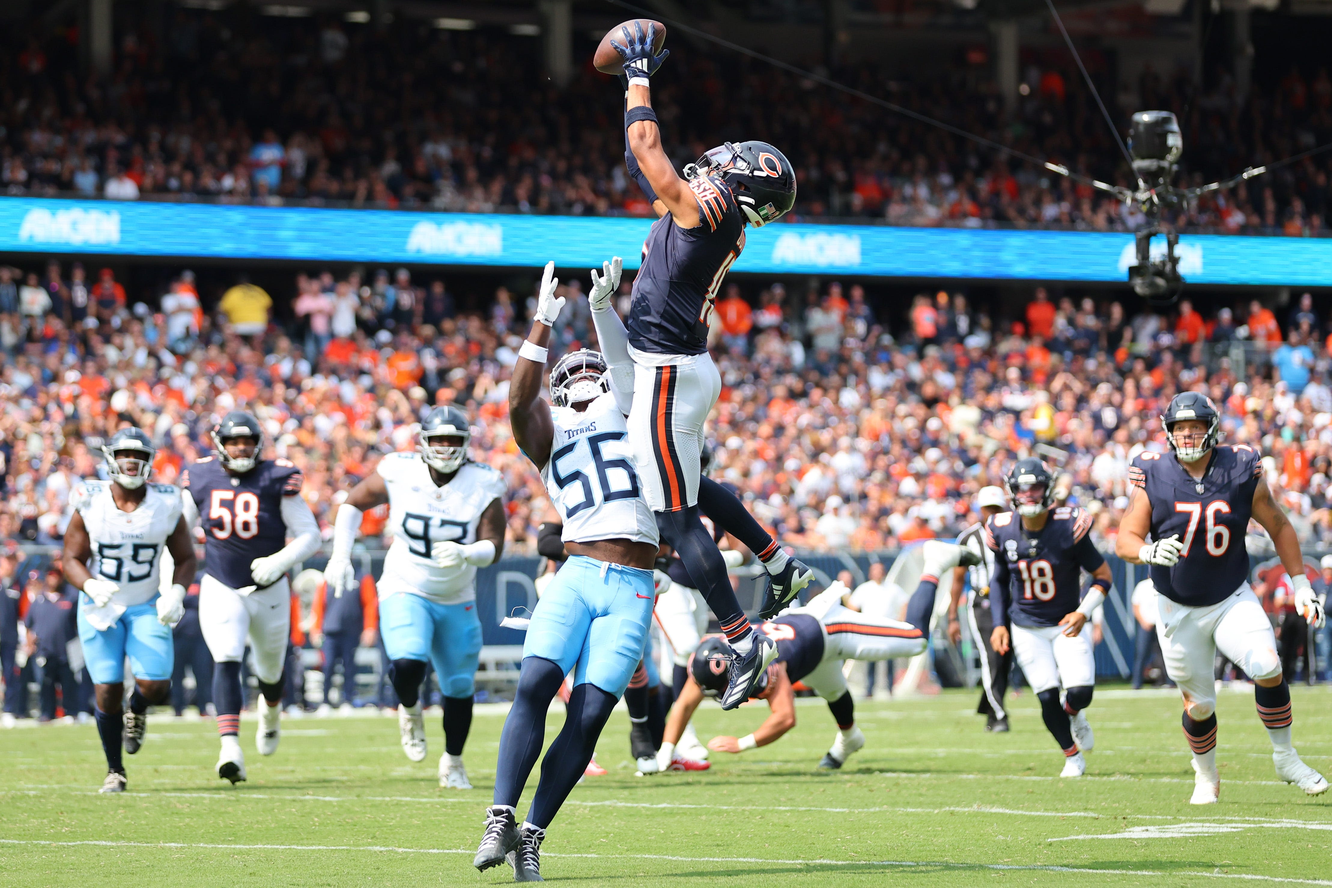 Bears WR Rome Odunze week-to-week with MCL sprain