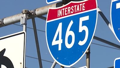 I-465 southbound, multiple ramps closing at the end of the month