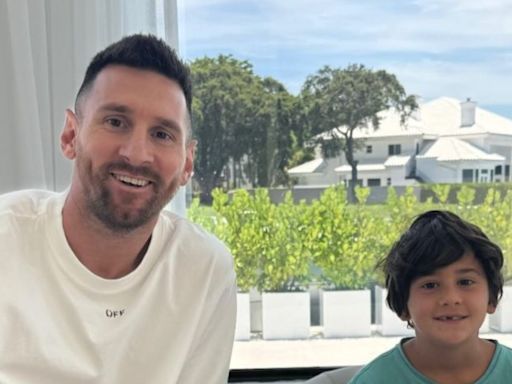 Lionel Messi regresó a su casa, almorzó con su hijo Ciro y todos se sorprendieron con los platos que degustaron