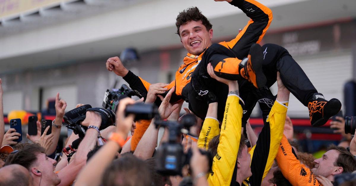 Norris earns 1st F1 victory, ends Verstappen's dominance