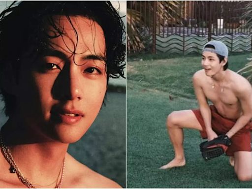 BTS' V sets hearts aflutter with ultimate boyfriend vibes in 'TYPE 1' photobook | K-pop Movie News - Times of India