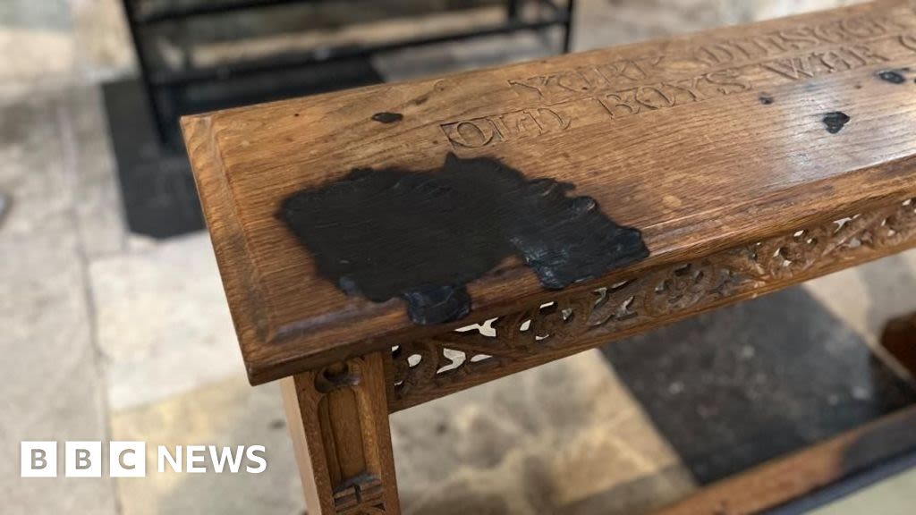 Scorched items from 1984 York Minster blaze go on show