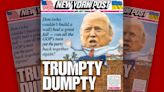 New York Post targets 'Trumpty Dumpty' in scathing cover