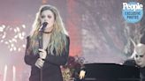 Kelly Clarkson Goes Ghoulish for Halloween Show in Bloody-Eyed Vampiric Look (Exclusive)