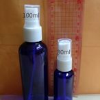 【現貨】100ml可以裝ASEA水酒精消毒水的不透光藍色噴瓶。噴霧瓶分裝瓶