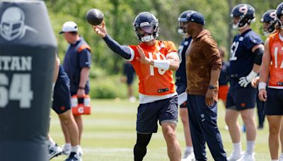 Caleb Williams, Shane Waldron offer progress report on Bears QB's development in camp