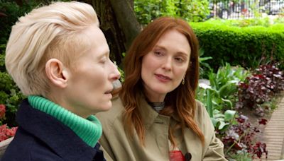 Tilda Swinton, Julianne Moore attend Venice Film Festival with Almodóvar film