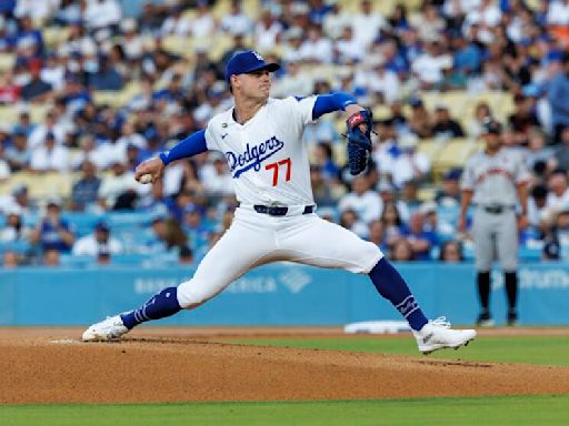 River Ryan gets a standing ovation in his major league debut as Dodgers edge Giants