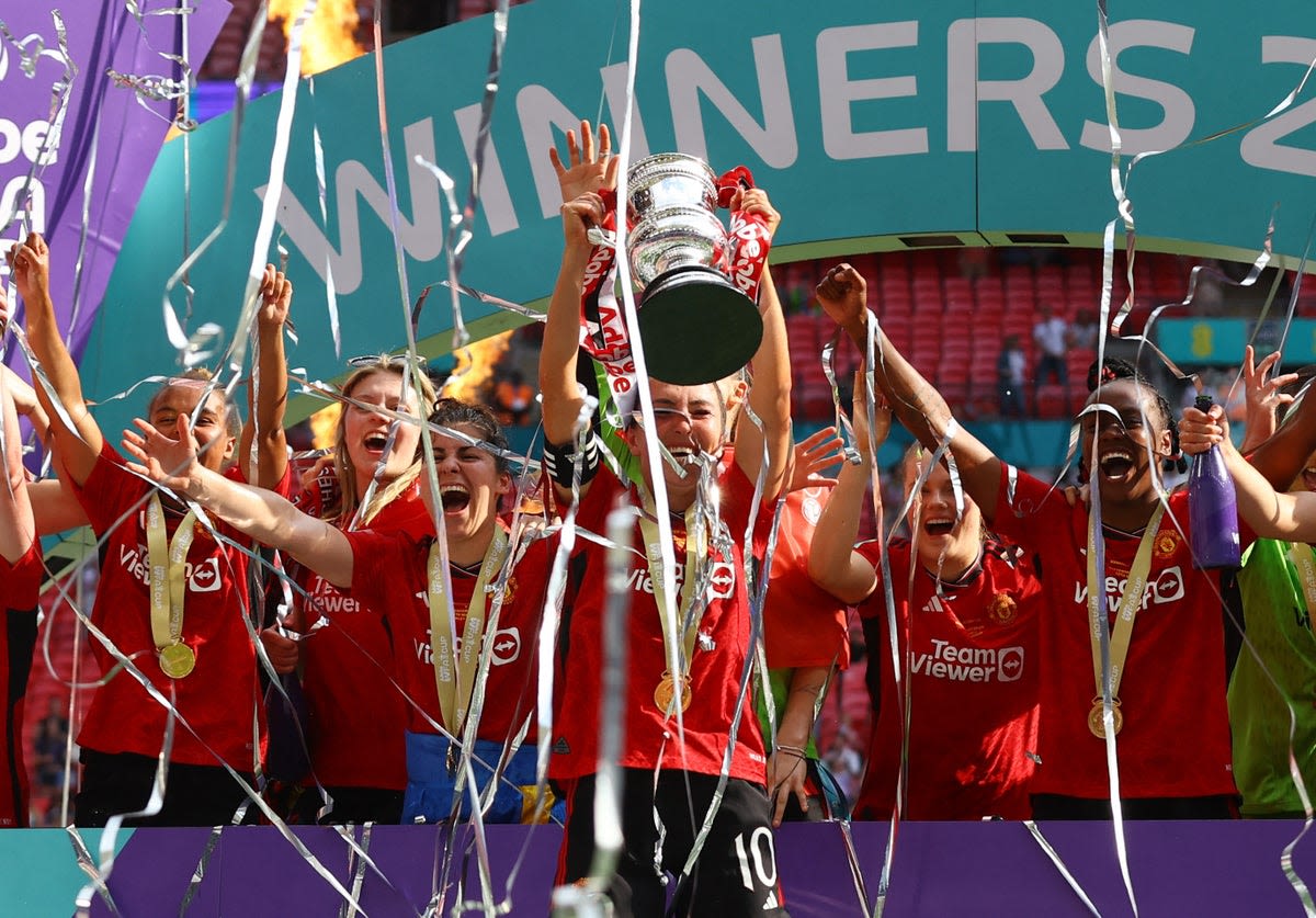 Manchester United vs Tottenham LIVE: Women’s FA Cup final reaction after Garcia double inspires Reds win