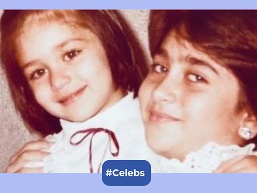 Karisma Kapoor posted adorable childhood photos of herself and Kareena Kapoor