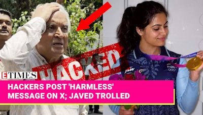 'Indian team for Olympics': Javed Akhtar’s X Account Hacked; Netizens Roast the Lyricist | Etimes - Times of India Videos