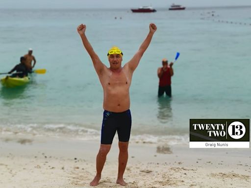 Writer Ridzwan Rahim conquers choppy seas in record-breaking Terengganu swim