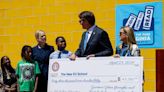 Gov. Youngkin and first lady donate part of salary to Norfolk school