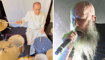 Watch this Catholic priest perfectly play Bleed by Meshuggah on drums